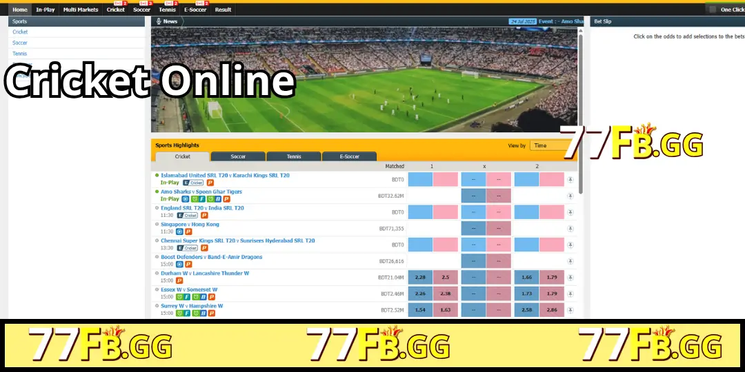 Cricket Live Wicket Interface and Graphics